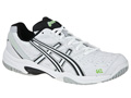 Asics Mens GEL-Dedicate 2 Tennis Shoes- White/Black/Lightning