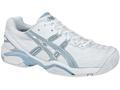 Asics Womens GEL-Challenger 8 OC Omni Tennis Shoes- White/Blue/Silver
