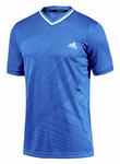 Adidas Mens Edge Polo- Pool Blue/White