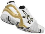 Asics Mens GEL-Resolution 4 Tennis Shoes- White / Black / Gold