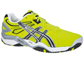 Asics Mens GEL-Resolution 5 Tennis Shoes- Flash Yellow/Black/Silver