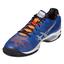 Asics Mens GEL-Solution Speed 2 Tennis Shoes - Blue/Flash Orange - thumbnail image 3