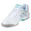 Asics Womens GEL-Dedicate 4 OC Tennis Shoes - White/Silver/Mint
