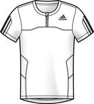 Adidas Mens Edge Tee- White/Black