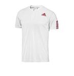 Adidas Mens Edge Tee- White/Red