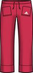 Adidas Womens Adilibria Warm-Up Pant SF09- Art Red