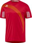 Adidas Mens Comp Theme Polo- Red