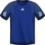 Adidas Mens Comp Tee SF09- Cobalt
