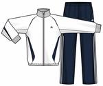 Adidas Boys Response Court Tracksuit SF09- White/Black