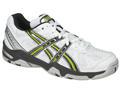 Asics Mens Gel Resolution 2 Tennis Shoes- White/Black/Lime