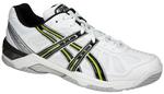 Asics Mens Gel Game OC Omni Tennis Shoes 09- White/Black/Lime