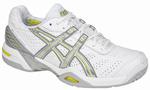 Asics Womens Gel Challenger 7 Tennis Shoes- White/Lightning/Lime 