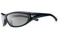 Nike Velocity Sports Sunglasses- Black Frame-Grey Lens + Orange Blaze Lens