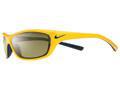 Nike Veer Sports Sunglasses-Varsity Maize Frame-Silver Flash Lens + Grey Lens