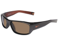 Nike Brazen Sports Sunglasses- Translucent Oak Frame with Brown Lens