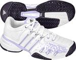 Adidas Womens Barricade V Tennis Shoes 09- White/Light Purple