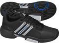 Adidas Mens Barricade Team Tennis Shoes- Black/Metallic Silver
