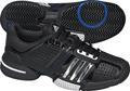 Adidas Barricade 6 Tennis Shoes- Black/Silver/Blue BeautyNew