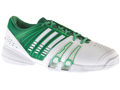 Adidas Mens ClimaCool Genius Tennis Shoes- White/Signal Green