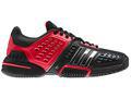 Adidas Mens Barricade 6.0 Murray Tennis Shoes- Red/Black/Metallic Silver