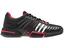 Adidas Mens Barricade 6.0 Tennis Shoes- Black/Red/Metallic Silver