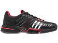 Adidas Mens Barricade 6.0 Tennis Shoes- Black/Red/Metallic Silver