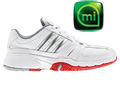 Adidas Womens Barricade Team 2 Tennis Shoes- White/Metallic Silver/Core Energy