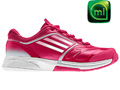 Adidas Womens adiZero Tempaia II Tennis Shoes- Bright Pink/White