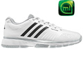 Adidas Womens adiPower Barricade 7.0 Tennis Shoes- White/Black