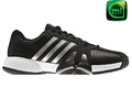  Adidas Mens Barricade Team 2 Tennis Shoes - Black / Metallic Silver / Running White