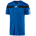 [pre-order] Adidas Mens AdiPower Barricade Crew Tee- Blue-Beauty/White/Black