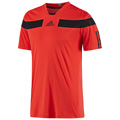 [pre-order] Adidas Mens AdiPower Barricade Crew Tee- Hi-Res-Red/Black