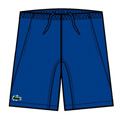 Lacoste Mens Villafans Plain Shorts- Gibraltar Blue