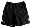 Lacoste Sport Mens Shorts- Black/White/Epices-Yellow