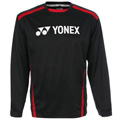 Yonex Mens ICT 5131E Long Sleeve Tee- Black/Red