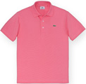 Lacoste Mens Alligator Classic Pique Polo- Sorbet Pink