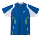 Yonex Mens M1177E Half-Zip Polo- Royal Blue