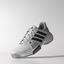 Adidas Kids Barricade Team 3 XJ Tennis Shoes - White/Black - thumbnail image 4