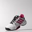 Adidas Girls Barricade Team 3 XJ Tennis Shoes - White/Bold Pink - thumbnail image 4