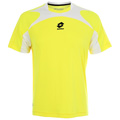 Lotto Mens Top Line Bat T-Shirt- Sunny-Yellow/White (with Nano Dry Tech)