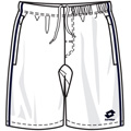 Lotto Mens Inspired Line Lawn Shorts- White/Dark-Navy