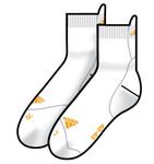Adidas Tennis Crew Socks 1pp- White/Yellow