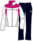 Lotto Womens Tracksuit Flo- White/Pink/Navy