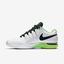 Nike Mens Zoom Vapor 9.5 Tour Tennis Shoes - White/Black/Green - thumbnail image 3