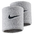 Nike Swoosh Wristband- Grey Heather/Black