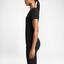 Nike Womens Pro Fitted Short-Sleeve V-Neck Shirt - Black - thumbnail image 5