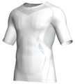 Adidas Mens Techfit Preparation Shortsleeve Top- White