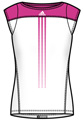 Adidas Girls Response Capsleeve- White/Intense Pink
