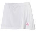 Adidas Womens Barricade Skort- White/Intense Pink