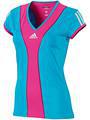 Adidas Womens Barricade Capsleeve- Intense Blue/Intense Pink